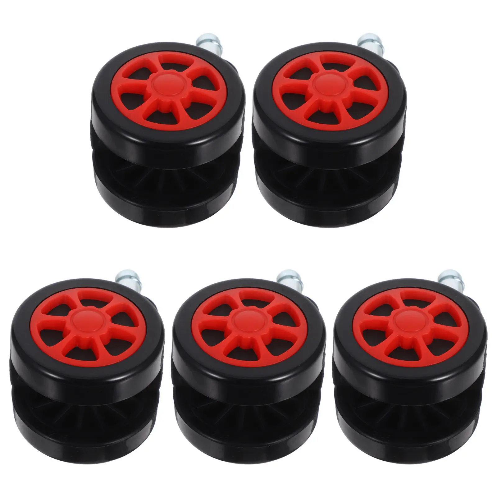 5Pcs Office Chair Casters Replacement Wheels Heavy Duty Silent Smooth Floor Friendly Universal Caster Wheels for Desk Gaming
5Pcs Office Chair Casters Replacement Wheels Heavy Duty Silent Smooth Floor Friendly Universal Caster Wheels for Desk Gaming