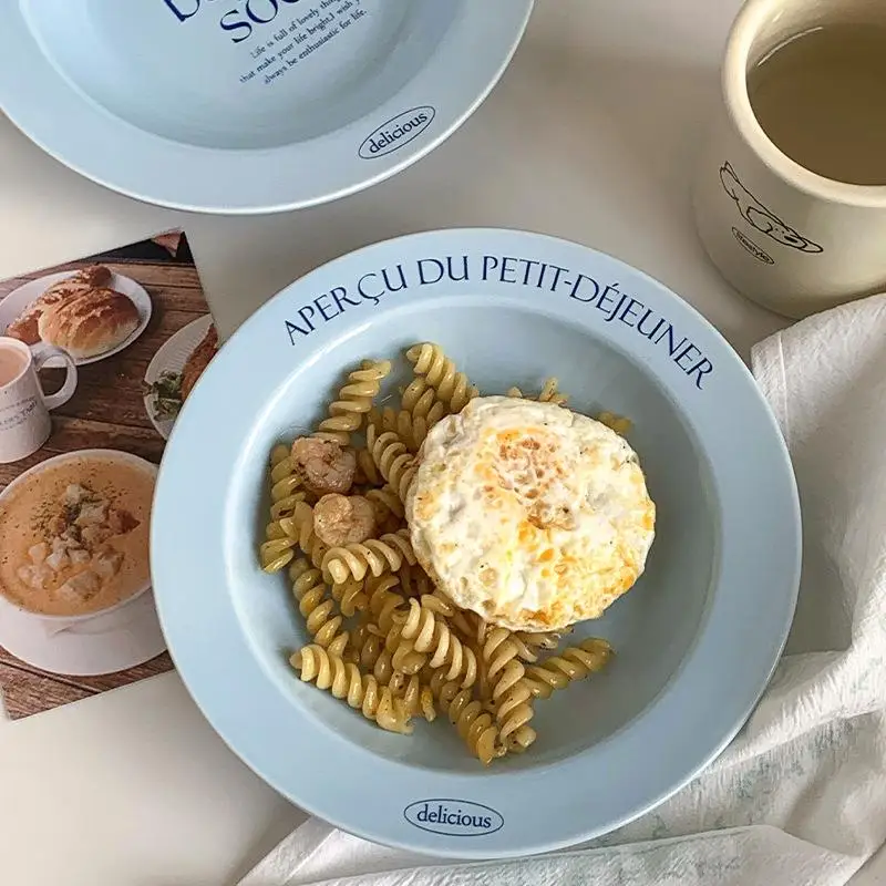 Ins Style Ceramic Steak Plate Deep Dinner Plate JQN Plate High End Feeling Plate Dishwasher Safe round Shape Plate for Home Use
Ins Style Ceramic Steak Plate Deep Dinner Plate JQN Plate High End Feeling Plate Dishwasher Safe round Shape Plate for Home Use