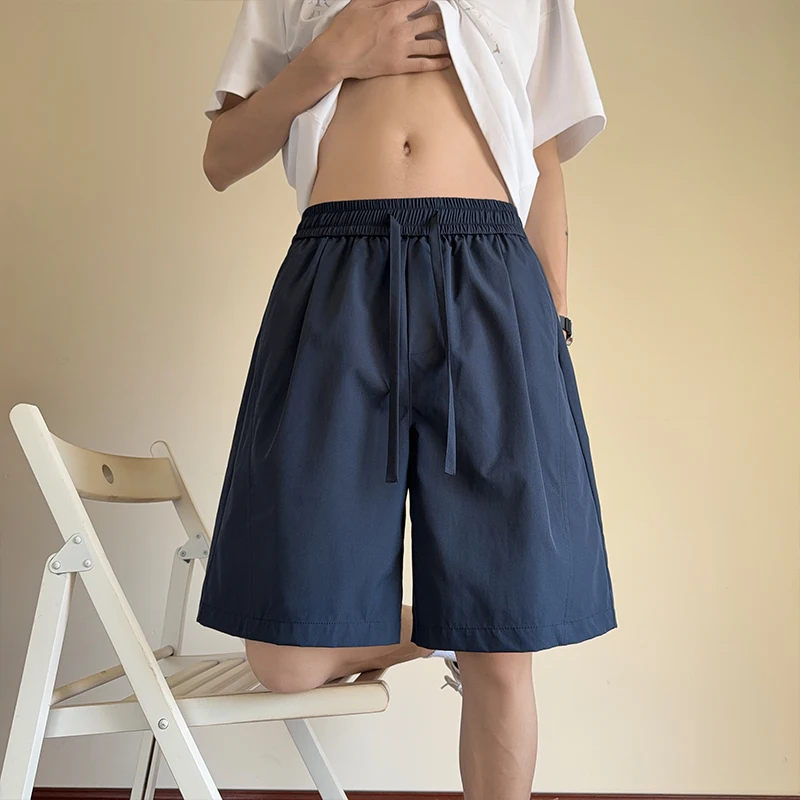 Men's Fashionable Diagonal-Cut Solid Color Drawstring Beach Shorts for Summer Outdoor Sports and Casual Wear
Men's Fashionable Diagonal-Cut Solid Color Drawstring Beach Shorts for Summer Outdoor Sports and Casual Wear