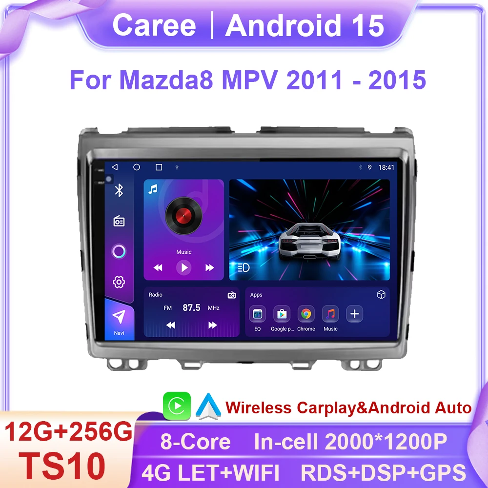 Car Android For Mazda8 MPV 2011 - 2015 Navigation Auto GPS Head Unit Stereo 5G WIFI Multimedia Wireless Carplay Radio Video DVD
Car Android For Mazda8 MPV 2011 - 2015 Navigation Auto GPS Head Unit Stereo 5G WIFI Multimedia Wireless Carplay Radio Video DVD