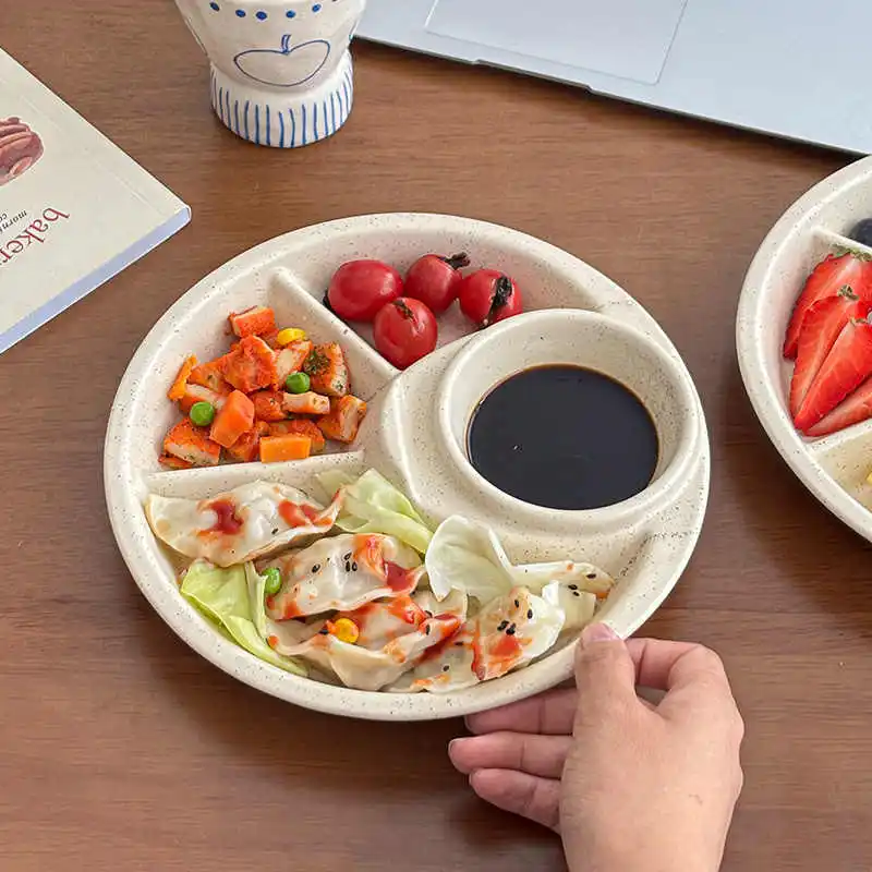 Ins Style Ceramic Grid Plates Daily Round Household Fruit Breakfast Plate High Quality Restaurant Snacks Tableware
Ins Style Ceramic Grid Plates Daily Round Household Fruit Breakfast Plate High Quality Restaurant Snacks Tableware