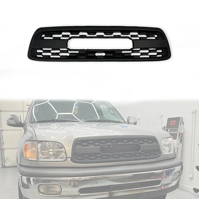 Accessories Offroad Parts 2000-2002 Black ABS Plastic Car Bumper Grill With Light With Letter Fit For Toyota Tundra
Accessories Offroad Parts 2000-2002 Black ABS Plastic Car Bumper Grill With Light With Letter Fit For Toyota Tundra