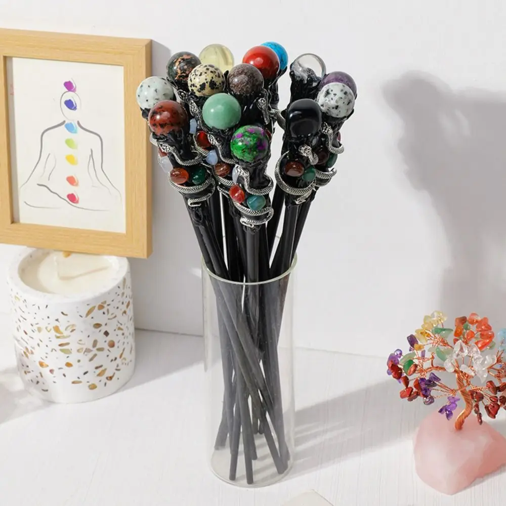 Creative Natural Crystal Magic Wand Handcrafted DIY Natural Crystal Ball Scepter Durable Halloween Prop Magic Cane
Creative Natural Crystal Magic Wand Handcrafted DIY Natural Crystal Ball Scepter Durable Halloween Prop Magic Cane