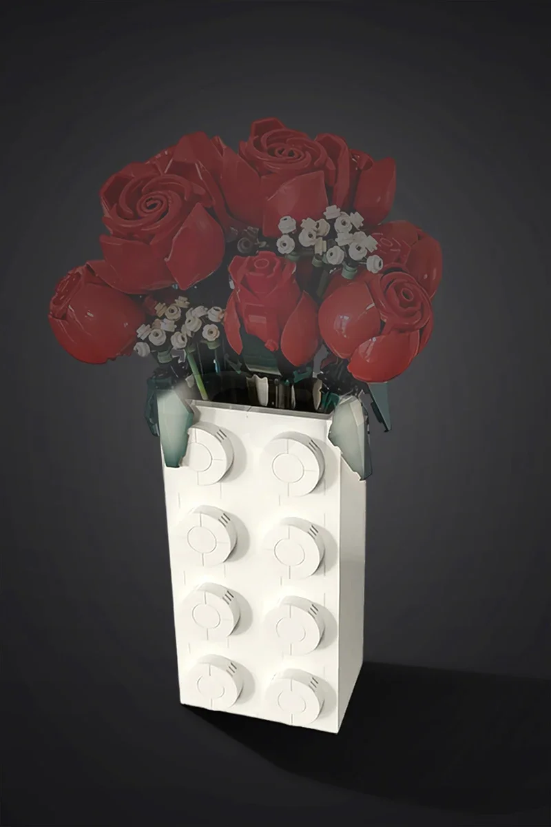 Gobrick MOC, белая, европейская модель, строительные блоки, американская Минималистичная ваза, домашний декор, строительные блоки
Gobrick MOC, белая, европейская модель, строительные блоки, американская Минималистичная ваза, домашний декор, строительные блоки
