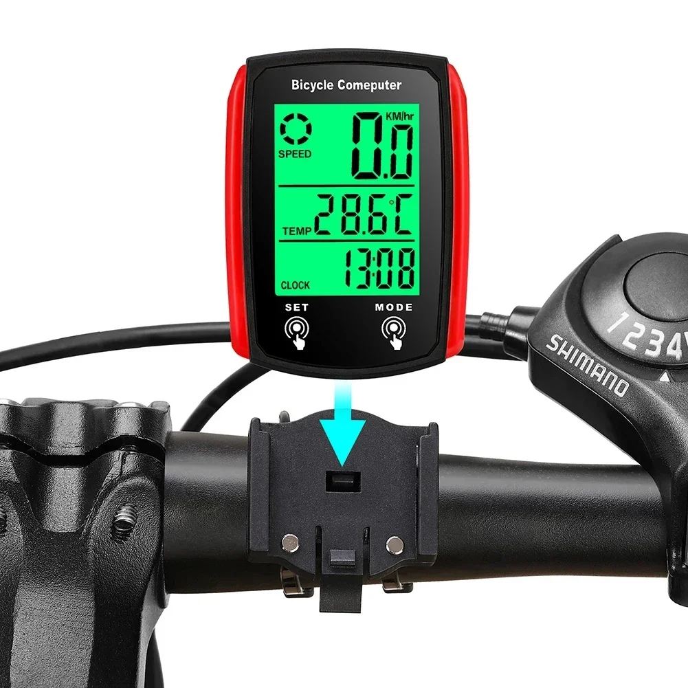 Bicycle computer waterproof wired speedometer and odometer stopwatch with LED display digital bicycle speedometer for cycle
Bicycle computer waterproof wired speedometer and odometer stopwatch with LED display digital bicycle speedometer for cycle