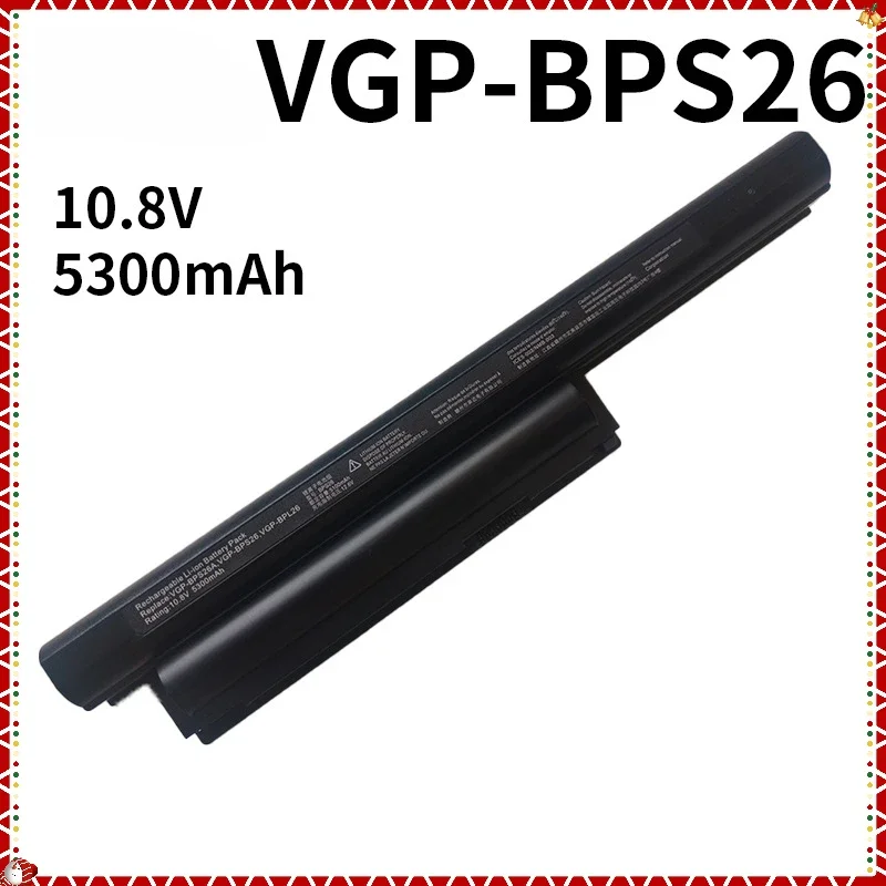 BPS26 Laptop Battery for Sony Vaio BPS26 VPCEG-111T 112T 211T 212T PCG-71912V 10.8V 5300mAh Laptop Parts & Accessories
BPS26 Laptop Battery for Sony Vaio BPS26 VPCEG-111T 112T 211T 212T PCG-71912V 10.8V 5300mAh Laptop Parts & Accessories