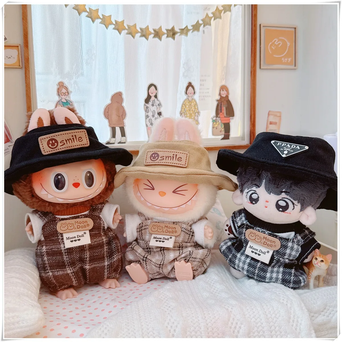 10-17cm Labubu Doll Clothes Cute Rompers T-shirt Shoes Set Labubu V1 V2 Idol Doll Clothes Accessories Toys for Fans Kids Gifts
10-17cm Labubu Doll Clothes Cute Rompers T-shirt Shoes Set Labubu V1 V2 Idol Doll Clothes Accessories Toys for Fans Kids Gifts