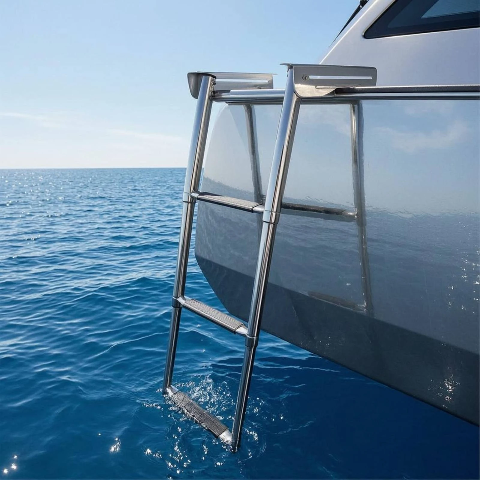 Under Platform Ladder Compact Marine Accessory
Under Platform Ladder Compact Marine Accessory