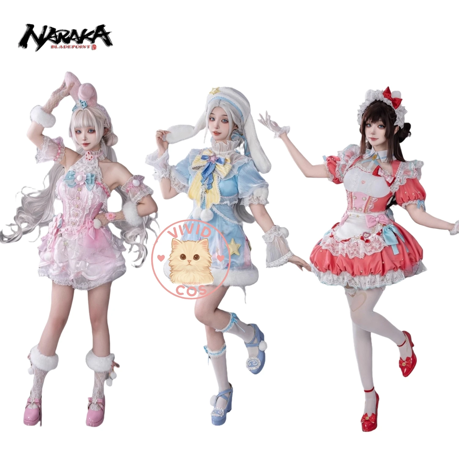 Game Naraka:Bladepoint Cute Anime Tsuchimikado Kuro Cosplay Costume Cilla and Yin Ziping Fashion Lolita Dress for Women ComicCon
Game Naraka:Bladepoint Cute Anime Tsuchimikado Kuro Cosplay Costume Cilla and Yin Ziping Fashion Lolita Dress for Women ComicCon