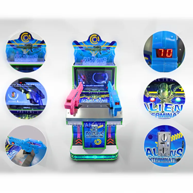 Coin operated 22 inch LED Children's Alien Laser Elimination Shooting Gun Monster Arcade
Coin operated 22 inch LED Children's Alien Laser Elimination Shooting Gun Monster Arcade
