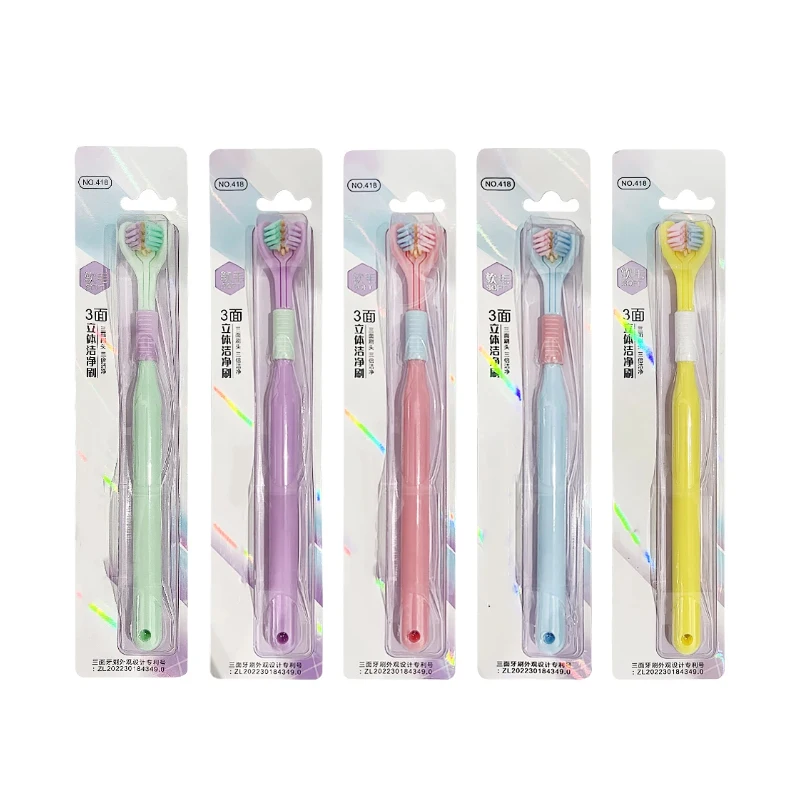 360° Degree Comprehensive Cleaning Toothbrush Oral Care Deep Cleaning Toothbrush Portable Travel Soft Bristle Toothbrush
360° Degree Comprehensive Cleaning Toothbrush Oral Care Deep Cleaning Toothbrush Portable Travel Soft Bristle Toothbrush