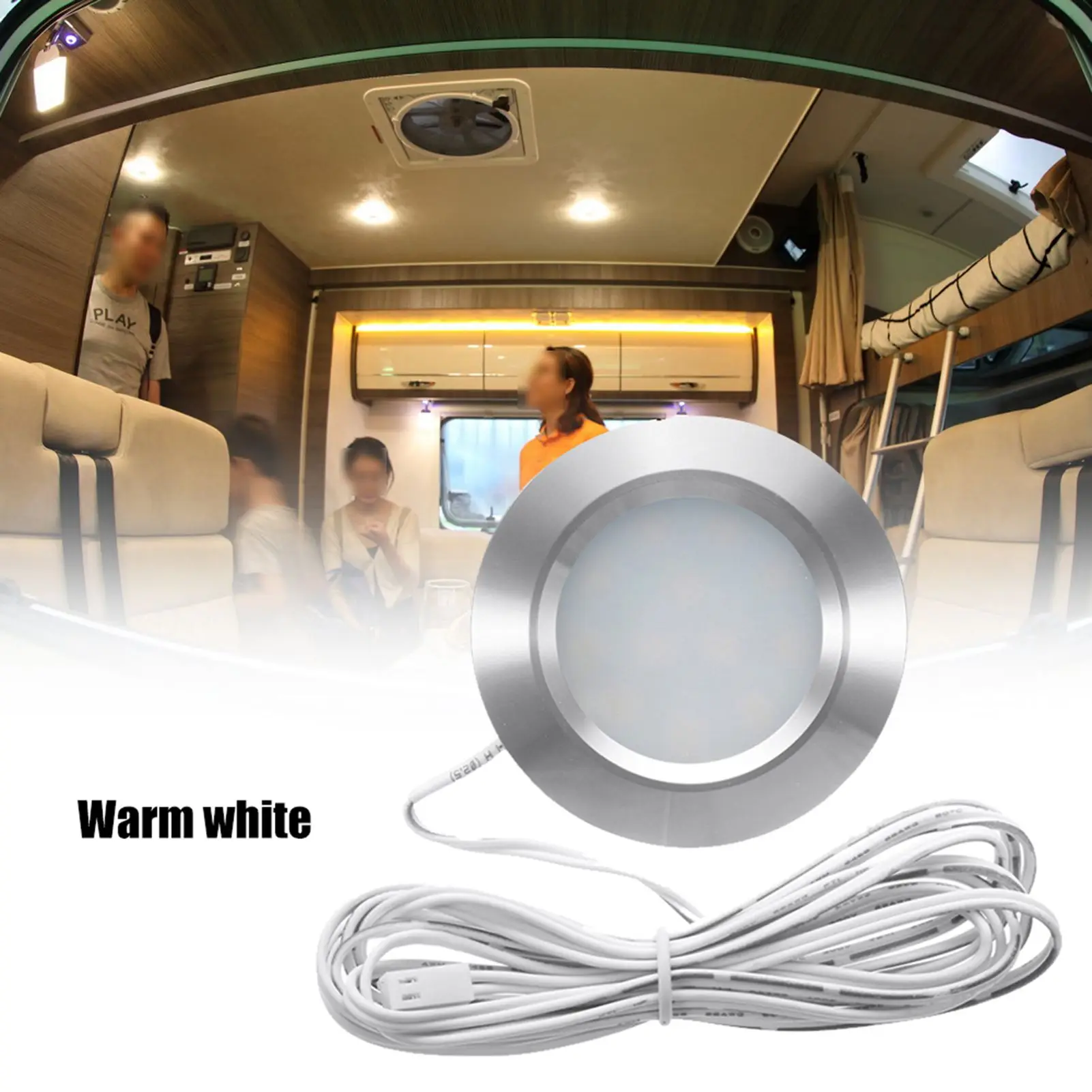Recessed 15LED RV Boat Recessed Ceiling Light 12V Led Lights Round Shape Ultra Thin Camper Interior Lighting Small Downlight
Recessed 15LED RV Boat Recessed Ceiling Light 12V Led Lights Round Shape Ultra Thin Camper Interior Lighting Small Downlight