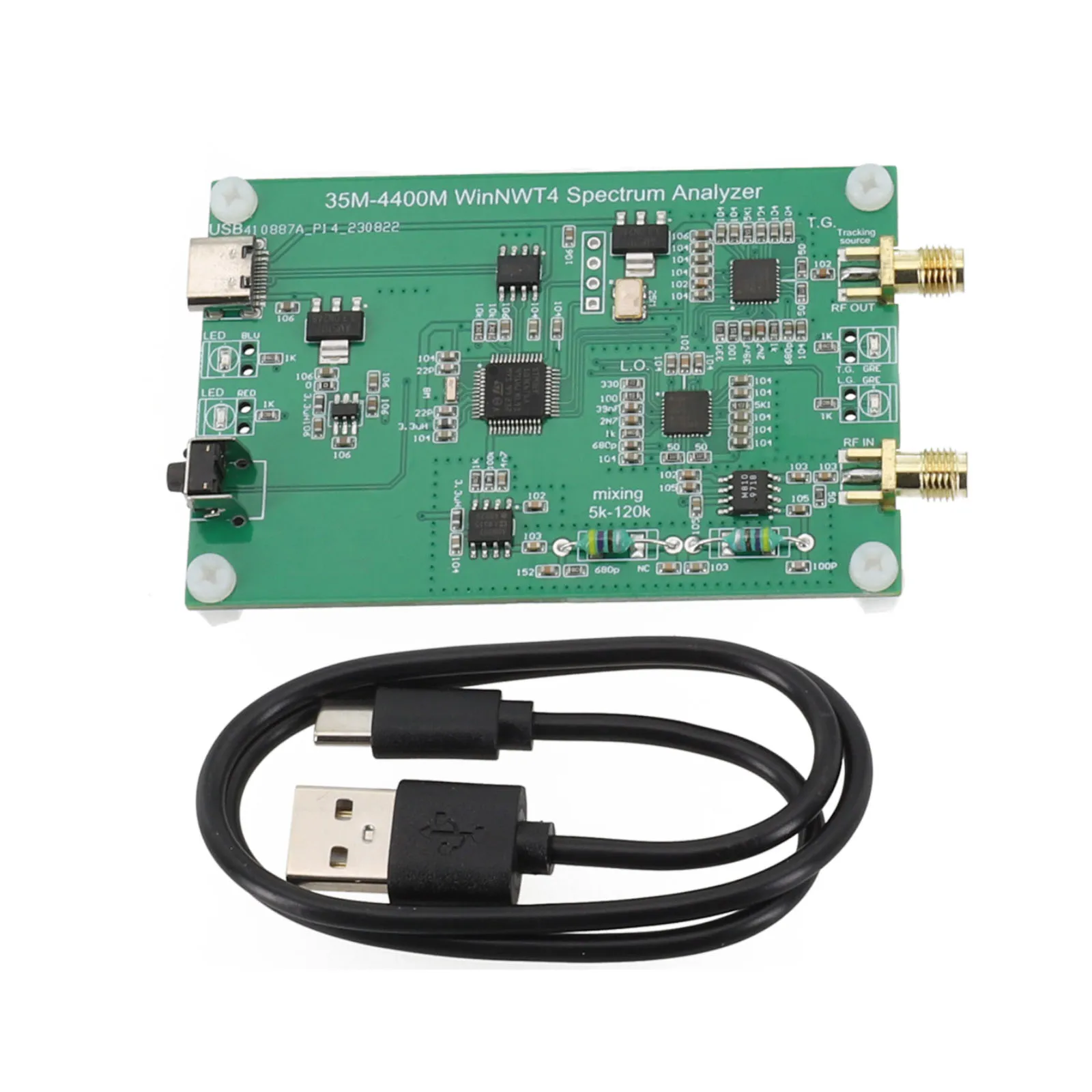 1pc Spectrum Analyzer LTDZ_35M-4400M USB Spectrum Analyzer Module Spectrum Signal Source Power Tools Accessories
1pc Spectrum Analyzer LTDZ_35M-4400M USB Spectrum Analyzer Module Spectrum Signal Source Power Tools Accessories