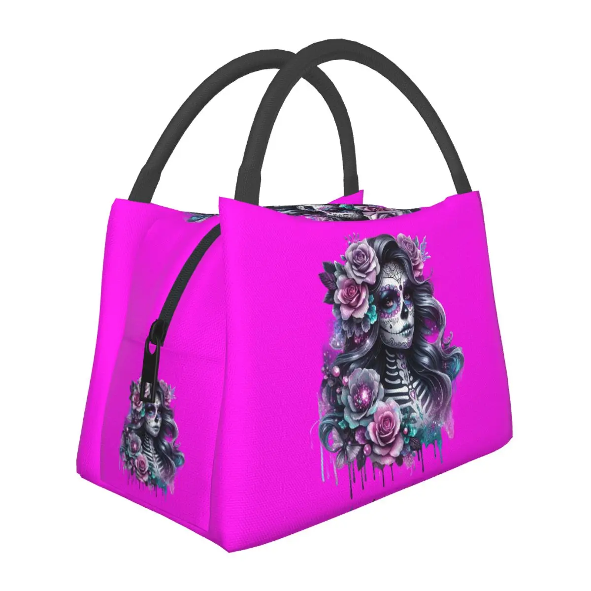 Gothic Day Of The Dead Girl With Roses Skull Insulated Lunch Bag Bento Storage Food Boxes Container Thermal Lunch Box Tote
Gothic Day Of The Dead Girl With Roses Skull Insulated Lunch Bag Bento Storage Food Boxes Container Thermal Lunch Box Tote