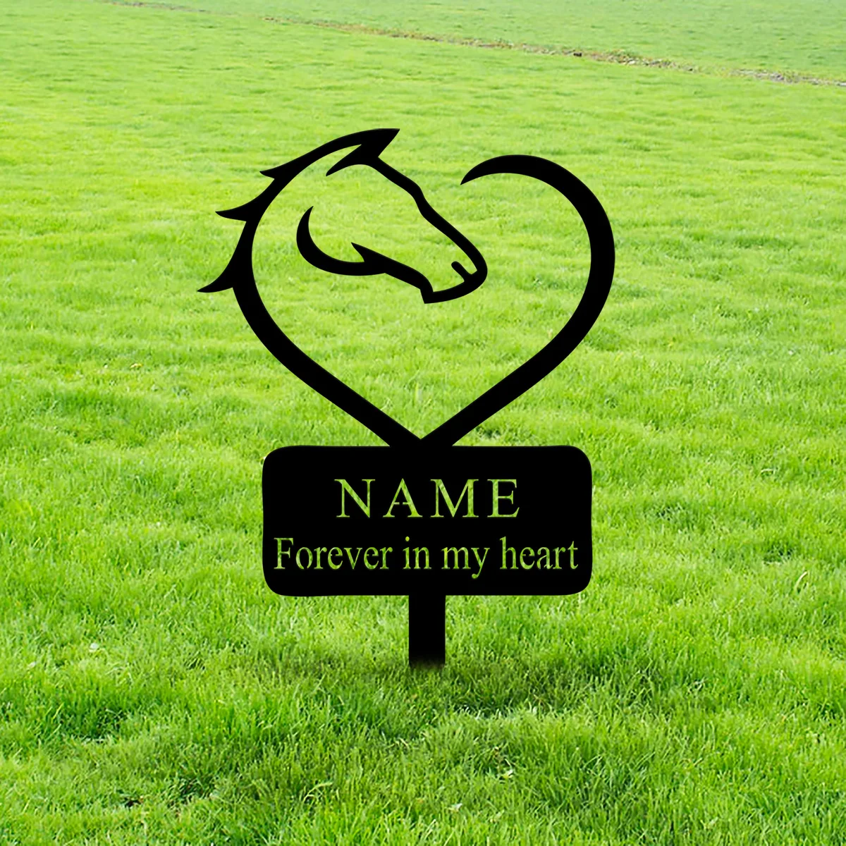 Custom Metal Horse Memorial Stake,Personalized Horse Name Stake,Horse Grave Marker,Horse Loss Gift,Horse Garden Yard Decor
Custom Metal Horse Memorial Stake,Personalized Horse Name Stake,Horse Grave Marker,Horse Loss Gift,Horse Garden Yard Decor