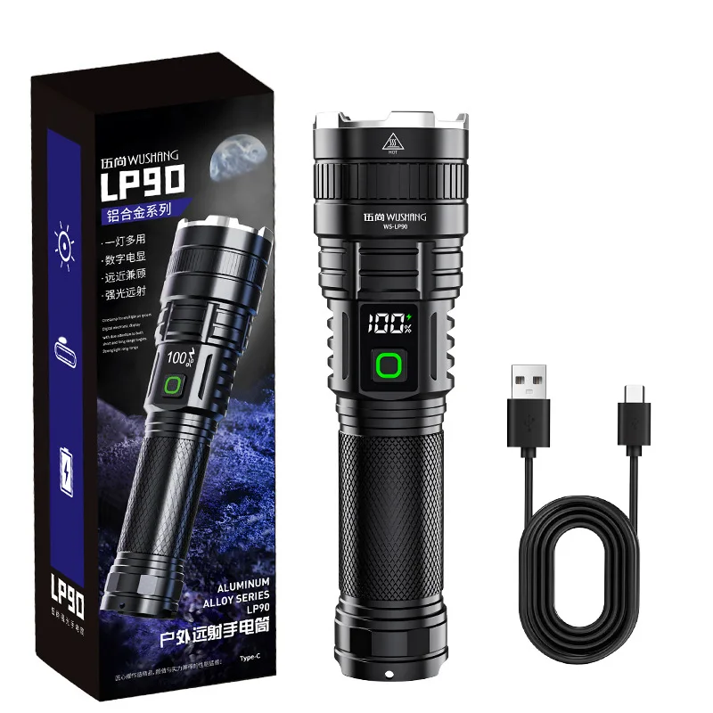 20 Вт ультра яркий USB C перезаряжаемый масштабируемый фонарик P50 из алюминиевого сплава сильный лазерный свет, водонепроницаемый мини-фонарик для улицы
20 Вт ультра яркий USB C перезаряжаемый масштабируемый фонарик P50 из алюминиевого сплава сильный лазерный свет, водонепроницаемый мини-фонарик для улицы