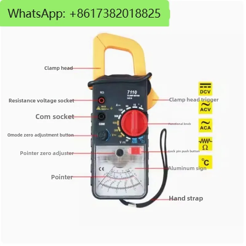 Fast arrival analog multimeter KT7110 original authentic mini & portable AC600V/300A 1
Fast arrival analog multimeter KT7110 original authentic mini & portable AC600V/300A 1