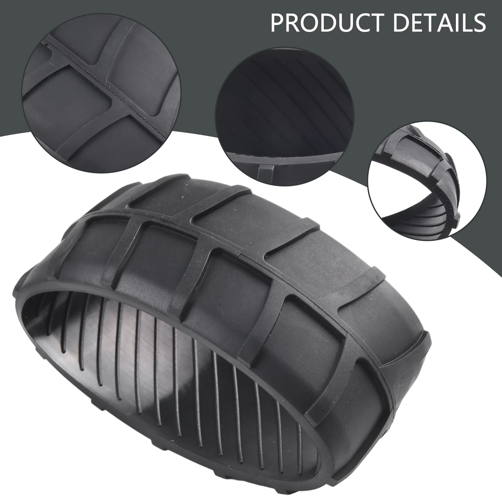 1PCS 85x44mm Rubber Wheel Protection For Worx Robotic Lawnmower Front S300 M500 M500 Plus M700 M700 Plus Black Accessories
1PCS 85x44mm Rubber Wheel Protection For Worx Robotic Lawnmower Front S300 M500 M500 Plus M700 M700 Plus Black Accessories