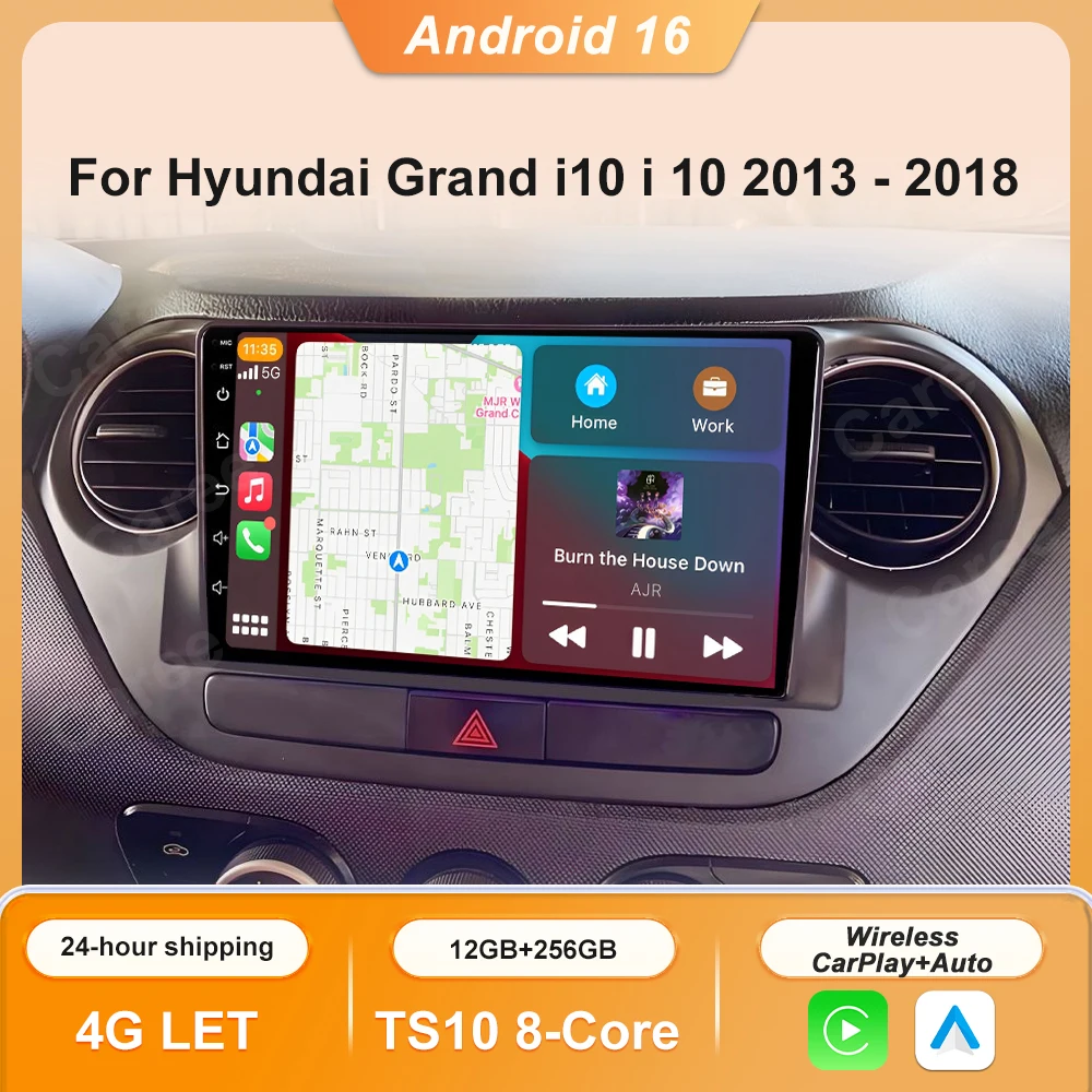Car Radio Android 16 For Hyundai Grand i10 i 10 2013 2014 2015 2016 2017 2018 Wireless Carplay Auto Multimidia Video Player BT
Car Radio Android 16 For Hyundai Grand i10 i 10 2013 2014 2015 2016 2017 2018 Wireless Carplay Auto Multimidia Video Player BT