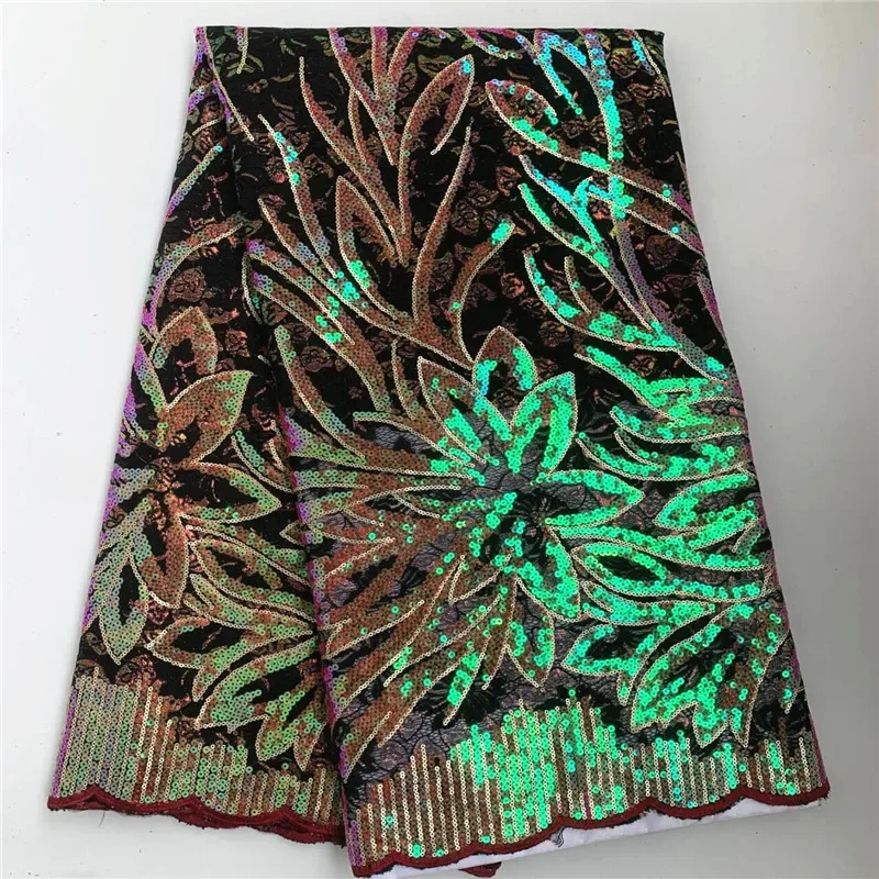 5 Yard Hot Selling French Lace With Sequins African Tulle Cord Guipure Lace Net Embroidered Fabric For Wedding Party PSJF041502
5 Yard Hot Selling French Lace With Sequins African Tulle Cord Guipure Lace Net Embroidered Fabric For Wedding Party PSJF041502