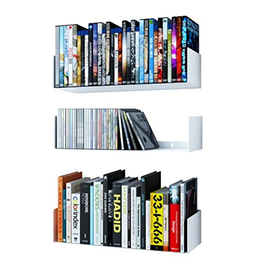 Bali Floating Shelves for Wall CD DVD Storage Shelves and Metal Bookshelf Set of 3
Bali Floating Shelves for Wall CD DVD Storage Shelves and Metal Bookshelf Set of 3