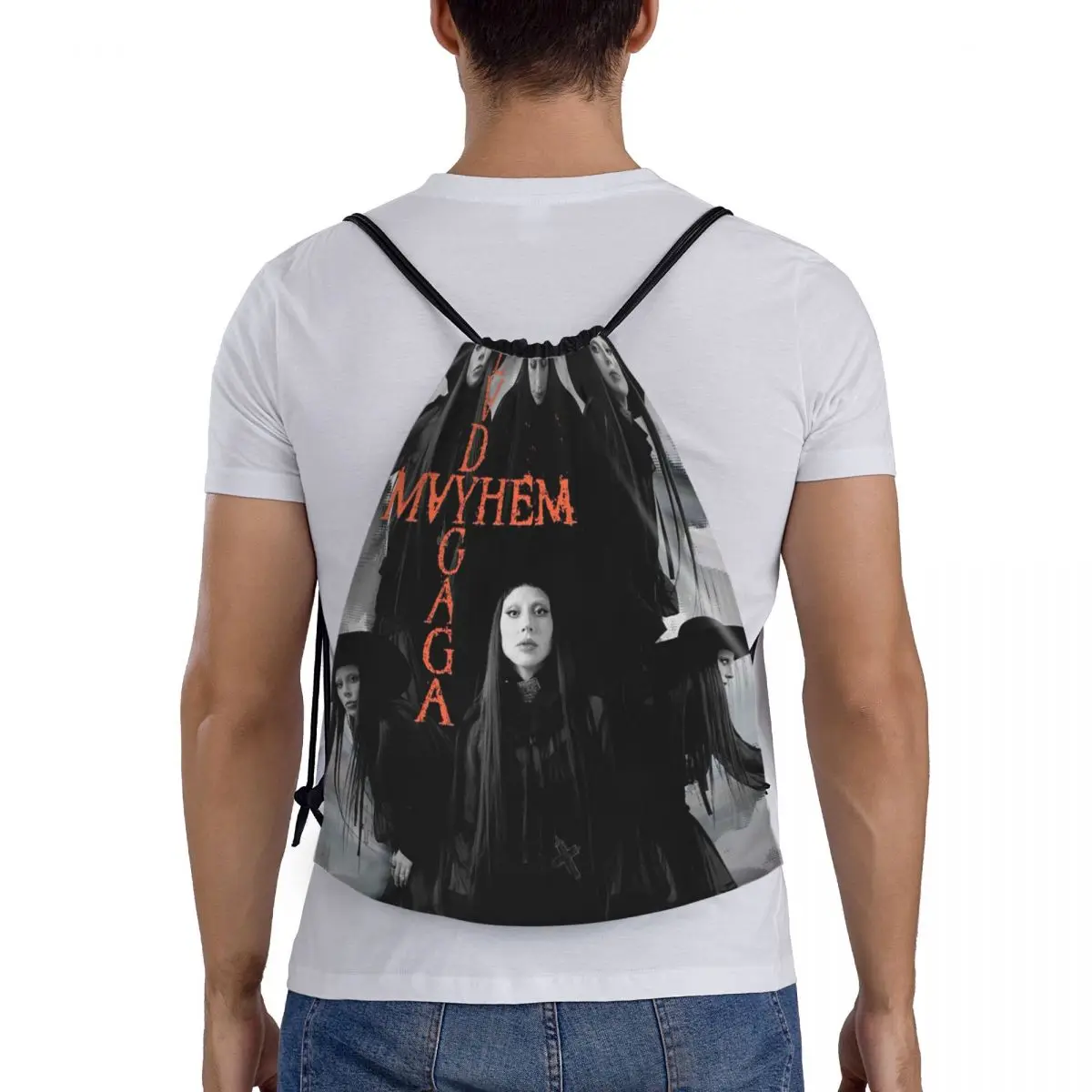 Lady Gaga Mayhem Album Backpacks Casual Portable Drawstring Bags Storage Bag Book Bags For Man Woman School
Lady Gaga Mayhem Album Backpacks Casual Portable Drawstring Bags Storage Bag Book Bags For Man Woman School