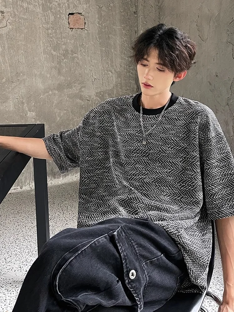 American Retro Texture Starry Night ort Sve Men's T-irt Summer Casual Loose Fit round Ne Pullover Teenager Faion
American Retro Texture Starry Night ort Sve Men's T-irt Summer Casual Loose Fit round Ne Pullover Teenager Faion