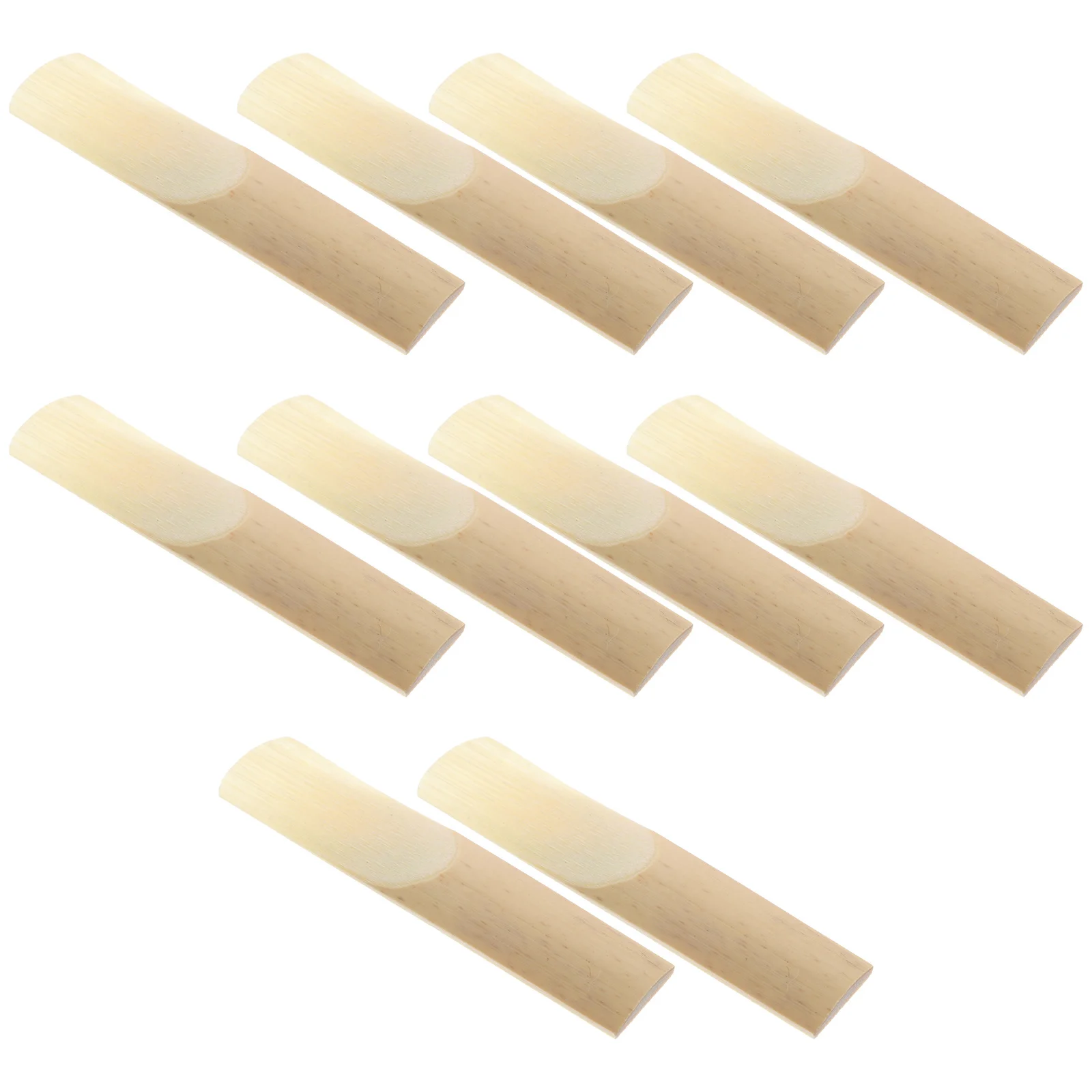 10Pcs Easy Apply Sax Reeds Practical Accessory for Alto Saxophone with Good Sound Sax Reeds Saxophone Reed Instrument Supply
10Pcs Easy Apply Sax Reeds Practical Accessory for Alto Saxophone with Good Sound Sax Reeds Saxophone Reed Instrument Supply