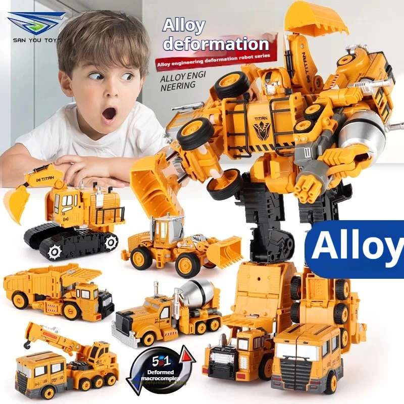 Alloy Transforming Robot Construction Vehicle Model Toy Gift Box Set Digger Boy Toy Car Non-Radio Controlled Model Tank
Alloy Transforming Robot Construction Vehicle Model Toy Gift Box Set Digger Boy Toy Car Non-Radio Controlled Model Tank