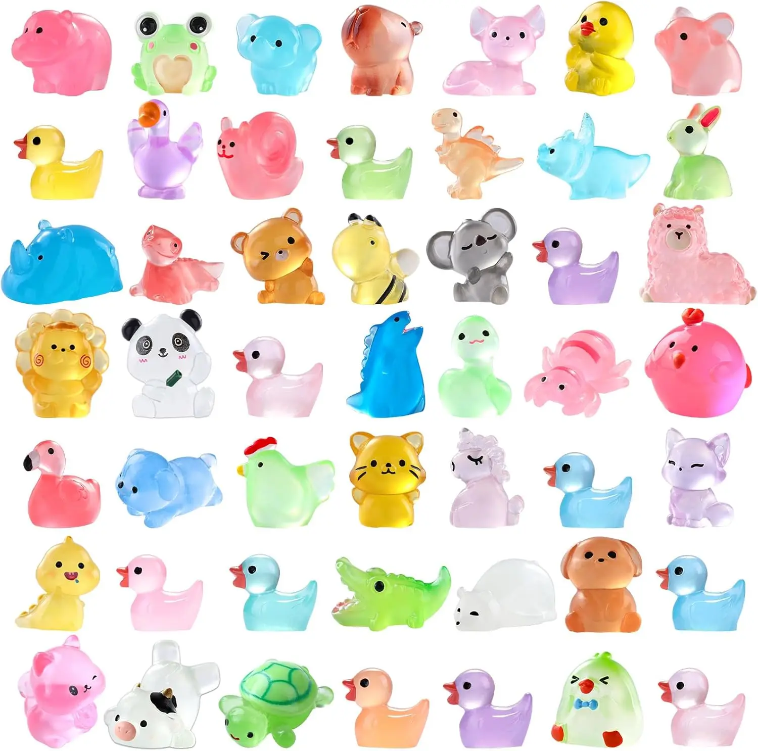 Luminous Mini Resin Animals Miniatures Glow in The Dark Tiny Little Figures for Fillers Garden Dollhouse Decor
Luminous Mini Resin Animals Miniatures Glow in The Dark Tiny Little Figures for Fillers Garden Dollhouse Decor