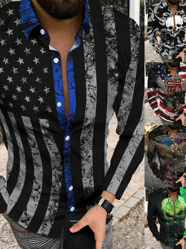 Men's Long Sve Printed Collar irt Slim Fit adient Dyed Sl irt Sve Pure Color Spring Autumn Wear
Men's Long Sve Printed Collar irt Slim Fit adient Dyed Sl irt Sve Pure Color Spring Autumn Wear