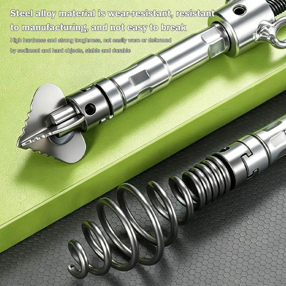 Multifunctional Toilet Pipe Dredger Dual Chain Structure Detachable Design Dual Chain Unclog Tool Stain Cleaning Use
Multifunctional Toilet Pipe Dredger Dual Chain Structure Detachable Design Dual Chain Unclog Tool Stain Cleaning Use