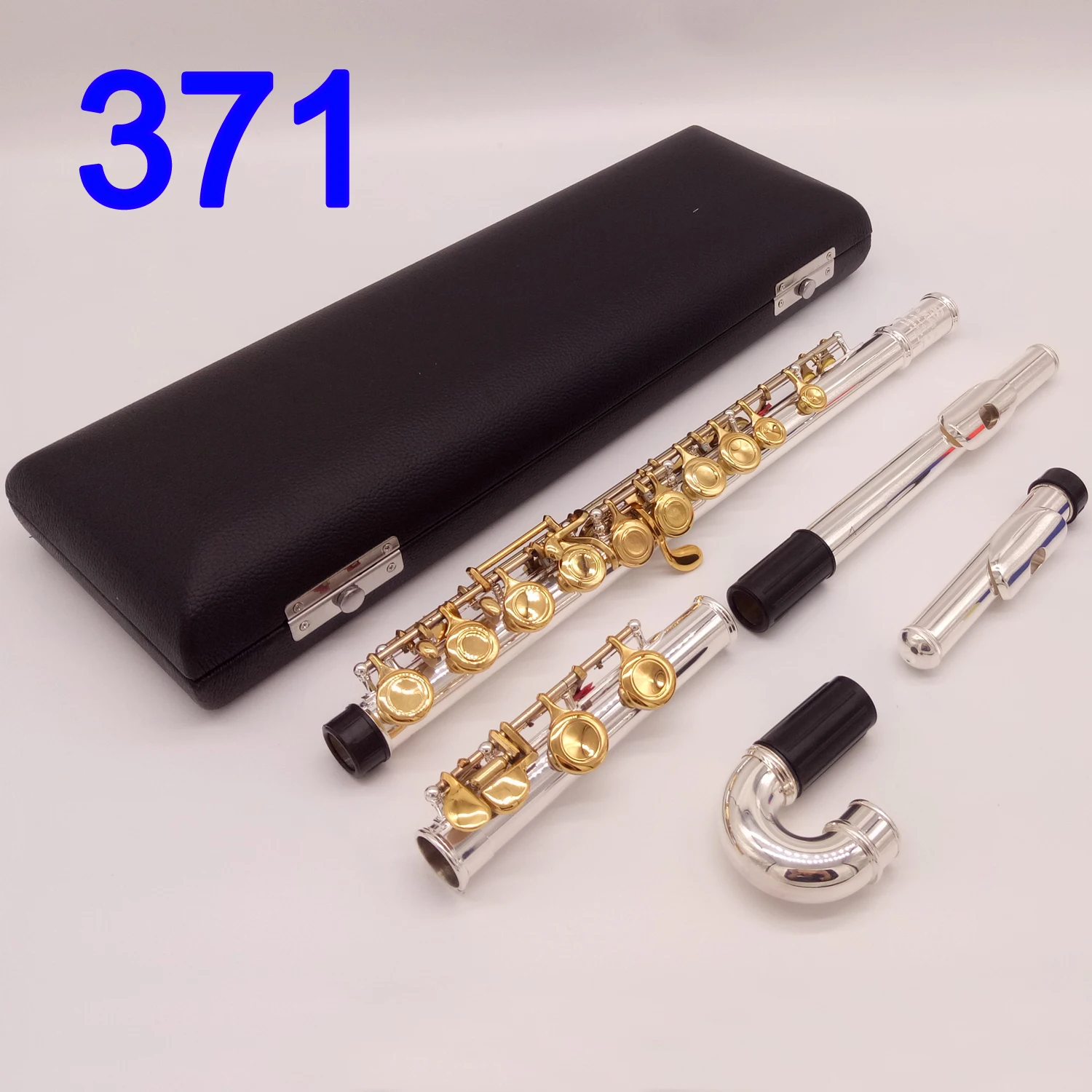 MFC Professional Flute 371 Silver Plated Flute Gold Key Instrument Intermediate Student Curved Headjoint Flutes 16 Hole Close
MFC Professional Flute 371 Silver Plated Flute Gold Key Instrument Intermediate Student Curved Headjoint Flutes 16 Hole Close