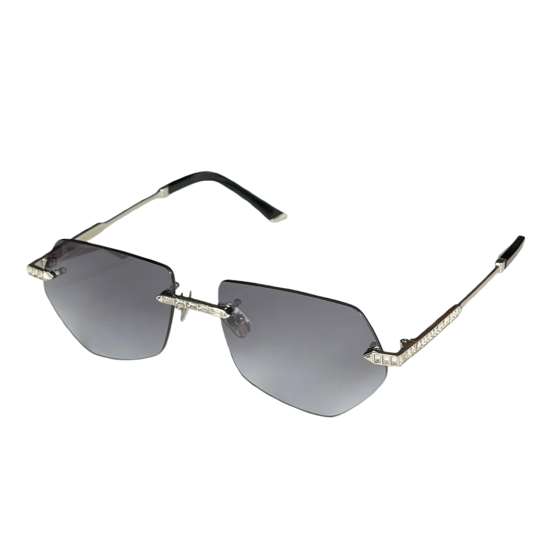 TITANIUM Brands Irregular Rimless Diamond-Embedded Sunglasses for Women - High-Quality UV Protection Fashion Shades
TITANIUM Brands Irregular Rimless Diamond-Embedded Sunglasses for Women - High-Quality UV Protection Fashion Shades