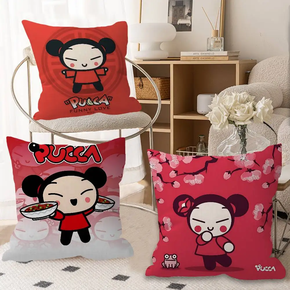 Vintage Cartoon P-Pucca 45*45cm Cushion Cover Pillow Cover Decor Pillowcase Home Pillowcase For Couch Pillow
Vintage Cartoon P-Pucca 45*45cm Cushion Cover Pillow Cover Decor Pillowcase Home Pillowcase For Couch Pillow