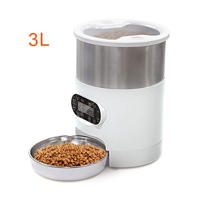 Hot Selling 3L 4.5L Single Dual Meal Bowl Feeder Intelligent Automatic Control Stainless Steel Food Tray Pet Feeder For Pets
Hot Selling 3L 4.5L Single Dual Meal Bowl Feeder Intelligent Automatic Control Stainless Steel Food Tray Pet Feeder For Pets