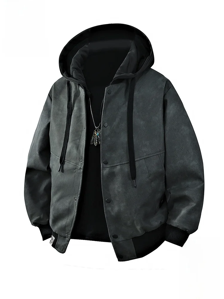 Мужская повседневная куртка Paul Frank Monkey с капюшоном, свободного кроя, осенняя новинка, модная верхняя одежда в уличном стиле, из искусственной кожи, с длинными рукавами
Мужская повседневная куртка Paul Frank Monkey с капюшоном, свободного кроя, осенняя новинка, модная верхняя одежда в уличном стиле, из искусственной кожи, с длинными рукавами