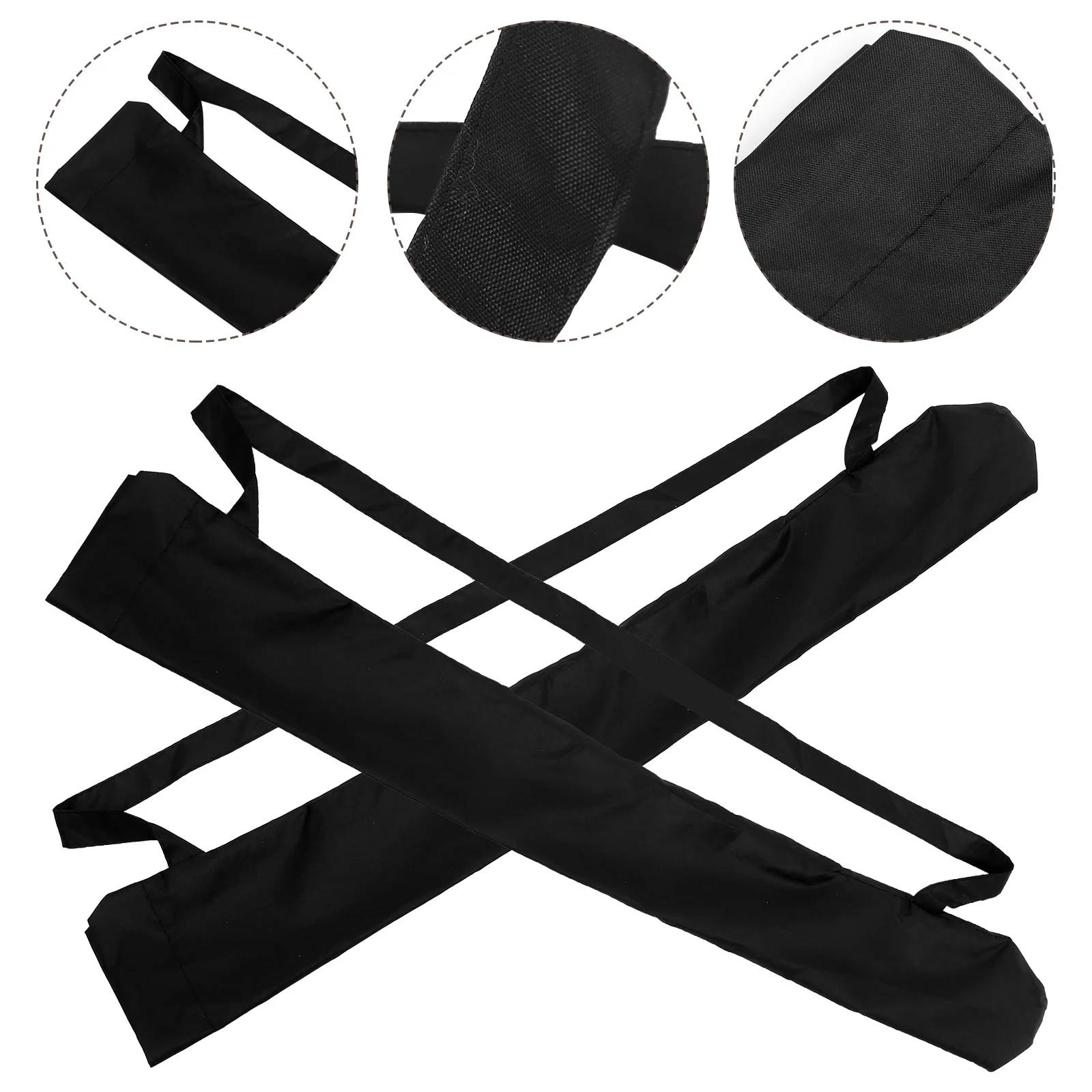 2pcs Black Umbrella Cover Set Adjustable Strap Long H Cane Umbrella Bag Waterproof Storage Pouch Car Clean Tidy Dry Outdoor
2pcs Black Umbrella Cover Set Adjustable Strap Long H Cane Umbrella Bag Waterproof Storage Pouch Car Clean Tidy Dry Outdoor