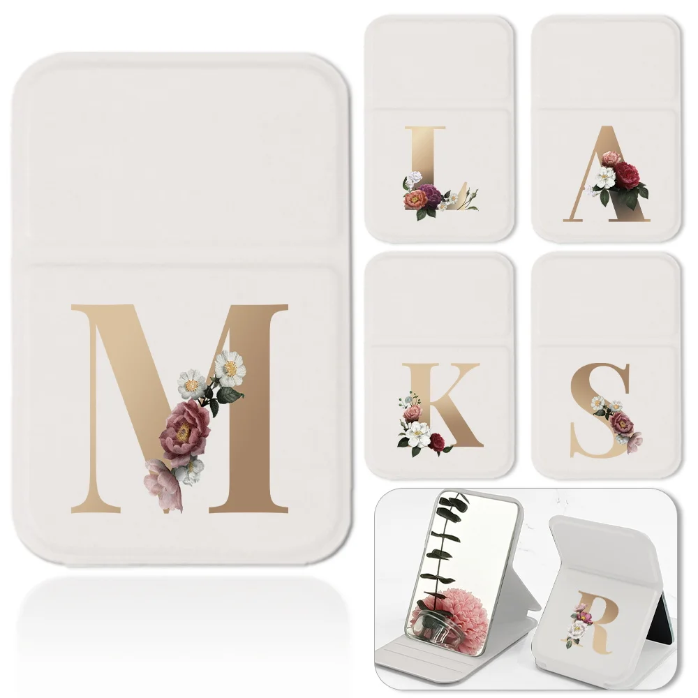 Pu Desktop Foldable Make-Up Mirror Portable Handheld Pocket Mirror Essential For Makeup Repair Mirrors Gold Letter Pattern
Pu Desktop Foldable Make-Up Mirror Portable Handheld Pocket Mirror Essential For Makeup Repair Mirrors Gold Letter Pattern