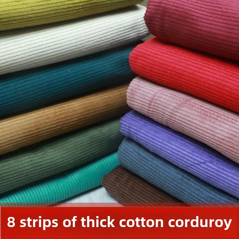 100% хлопчатобумажная вельветовая ткань, утолщенная на метр для брюк, пальто, обивка дивана, ткань для шитья своими руками, дышащая, носимая, черная 
100% хлопчатобумажная вельветовая ткань, утолщенная на метр для брюк, пальто, обивка дивана, ткань для шитья своими руками, дышащая, носимая, черная