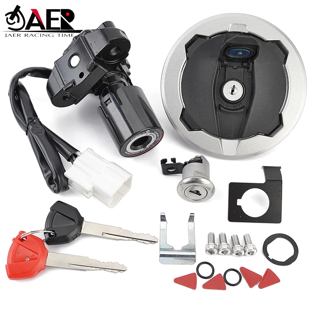 27048-5144 Fuel Gas Cap Ignition Switch Seat Lock W/ Key Set for Kawasaki EX400 Ninja 400 /ABS ER400 Z400 27048-5277 27005-0635
27048-5144 Fuel Gas Cap Ignition Switch Seat Lock W/ Key Set for Kawasaki EX400 Ninja 400 /ABS ER400 Z400 27048-5277 27005-0635