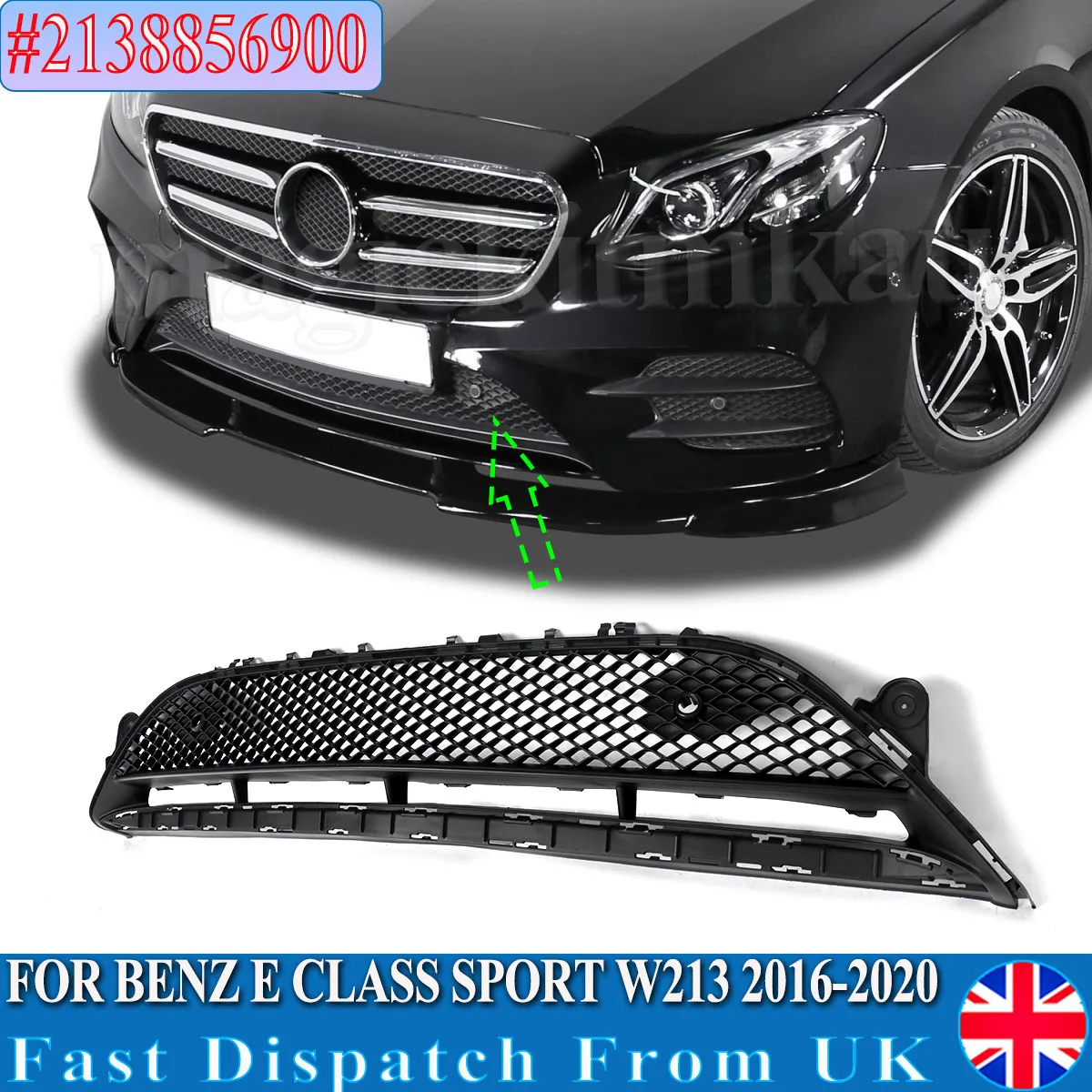 Front Bumper Grill For Mercedes Benz W213 E Class E300 E350 E400 E450 E43 2016 2017 2018 2019 4Matic Sedan 4-Door bumper grille
Front Bumper Grill For Mercedes Benz W213 E Class E300 E350 E400 E450 E43 2016 2017 2018 2019 4Matic Sedan 4-Door bumper grille