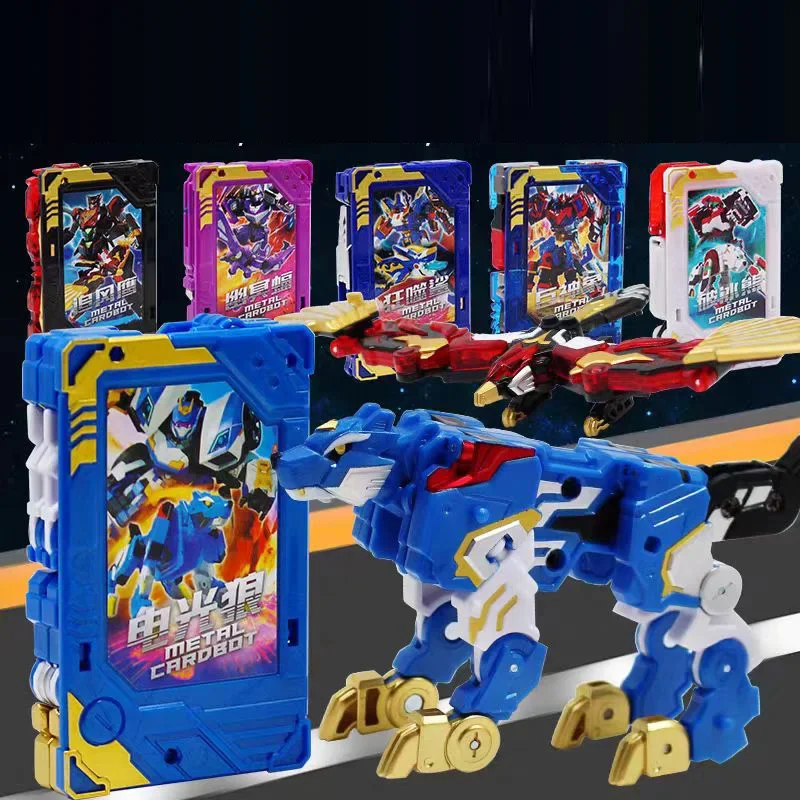 Metal Cardbot Transforming Robot Animal To Model Card Transformation Toys Action Figures ABS Children For Gifthildren For Gift
Metal Cardbot Transforming Robot Animal To Model Card Transformation Toys Action Figures ABS Children For Gifthildren For Gift