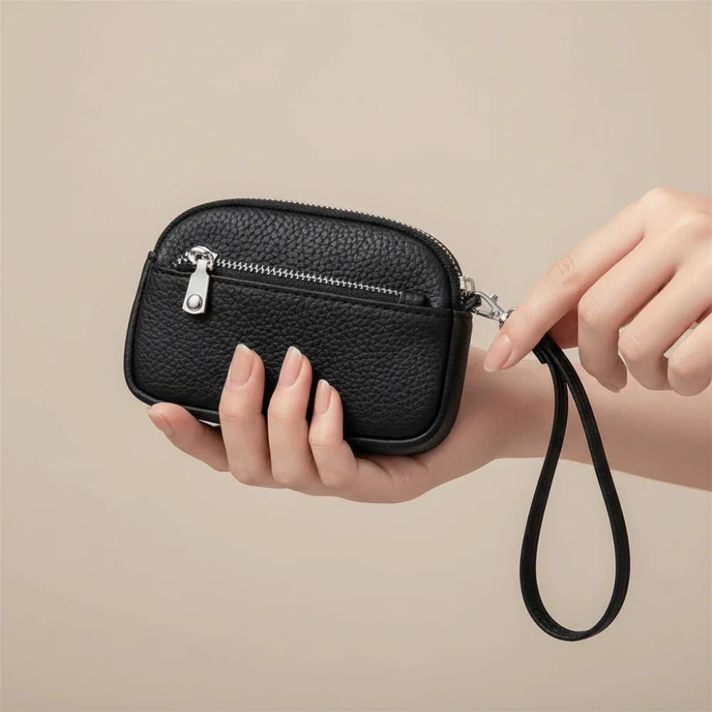 Stylish Fashion Women's Keychain Wallet with Wrist Strap Soft Women Wrist Wallet Waterproof Compact Coin Bag Students
Stylish Fashion Women's Keychain Wallet with Wrist Strap Soft Women Wrist Wallet Waterproof Compact Coin Bag Students