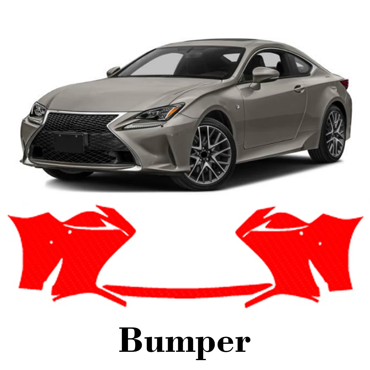 Car Precut Paint Protection Film Front Bumper Anti-scratch Exterior TPU PPF For Lexus RC 2015-2018
Car Precut Paint Protection Film Front Bumper Anti-scratch Exterior TPU PPF For Lexus RC 2015-2018