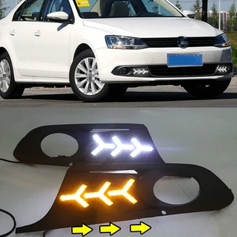 1 Set DRL Daytime Running Lights Daylight ABS Fog Lamp Cover 12v LED For Volkswagen VW Jetta Sagitar 2012 2013 2014
1 Set DRL Daytime Running Lights Daylight ABS Fog Lamp Cover 12v LED For Volkswagen VW Jetta Sagitar 2012 2013 2014