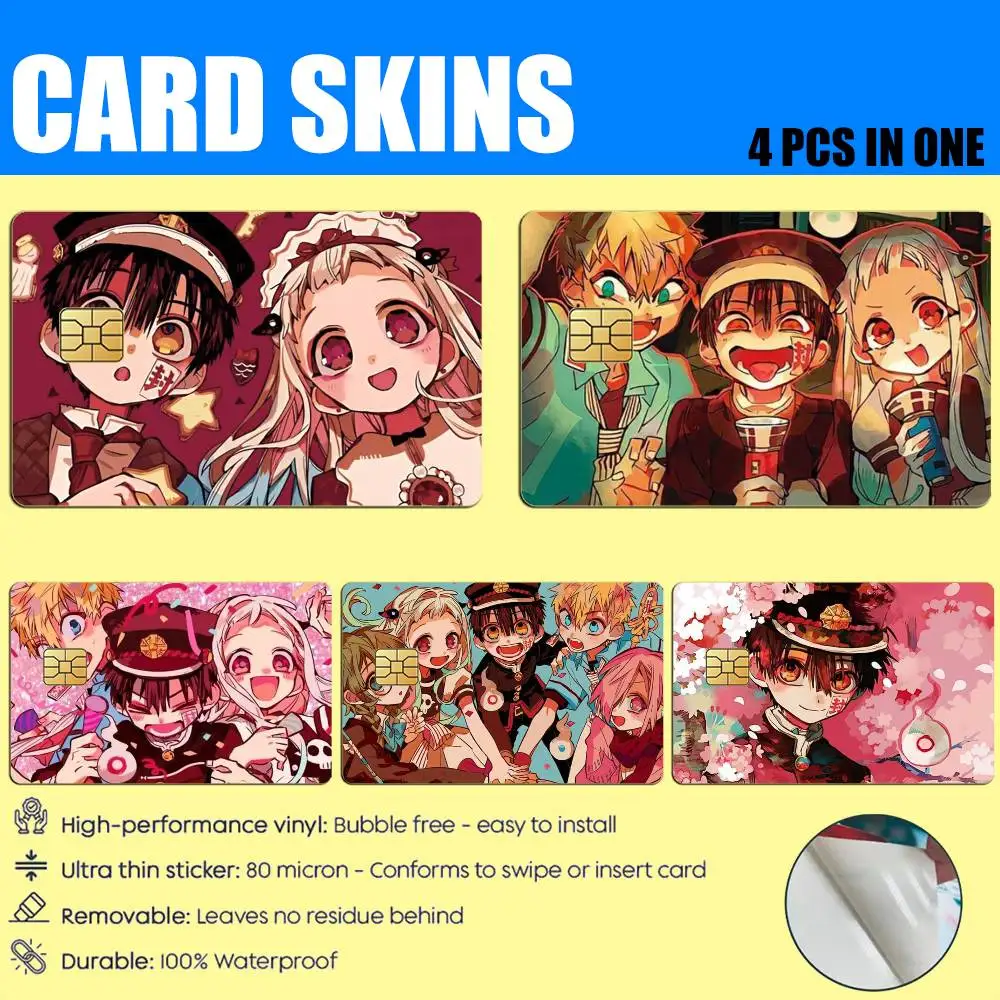 Hanako Anime Jibaku Shounen Hanako-kun Card Stickers for Bank Access Protective Waterproof Film Cover Sticker Gift
Hanako Anime Jibaku Shounen Hanako-kun Card Stickers for Bank Access Protective Waterproof Film Cover Sticker Gift