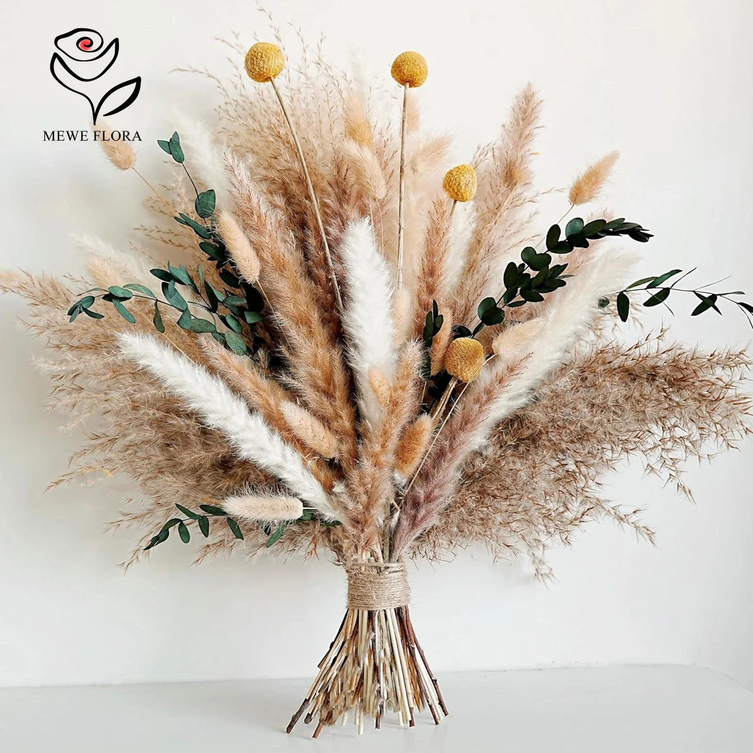 85 Stems Dried Pampas Grass Bouquet Boho Dried Flowers Decor for Nordic Modern Home Bedroom Wedding Table Flower Arrangement
85 Stems Dried Pampas Grass Bouquet Boho Dried Flowers Decor for Nordic Modern Home Bedroom Wedding Table Flower Arrangement