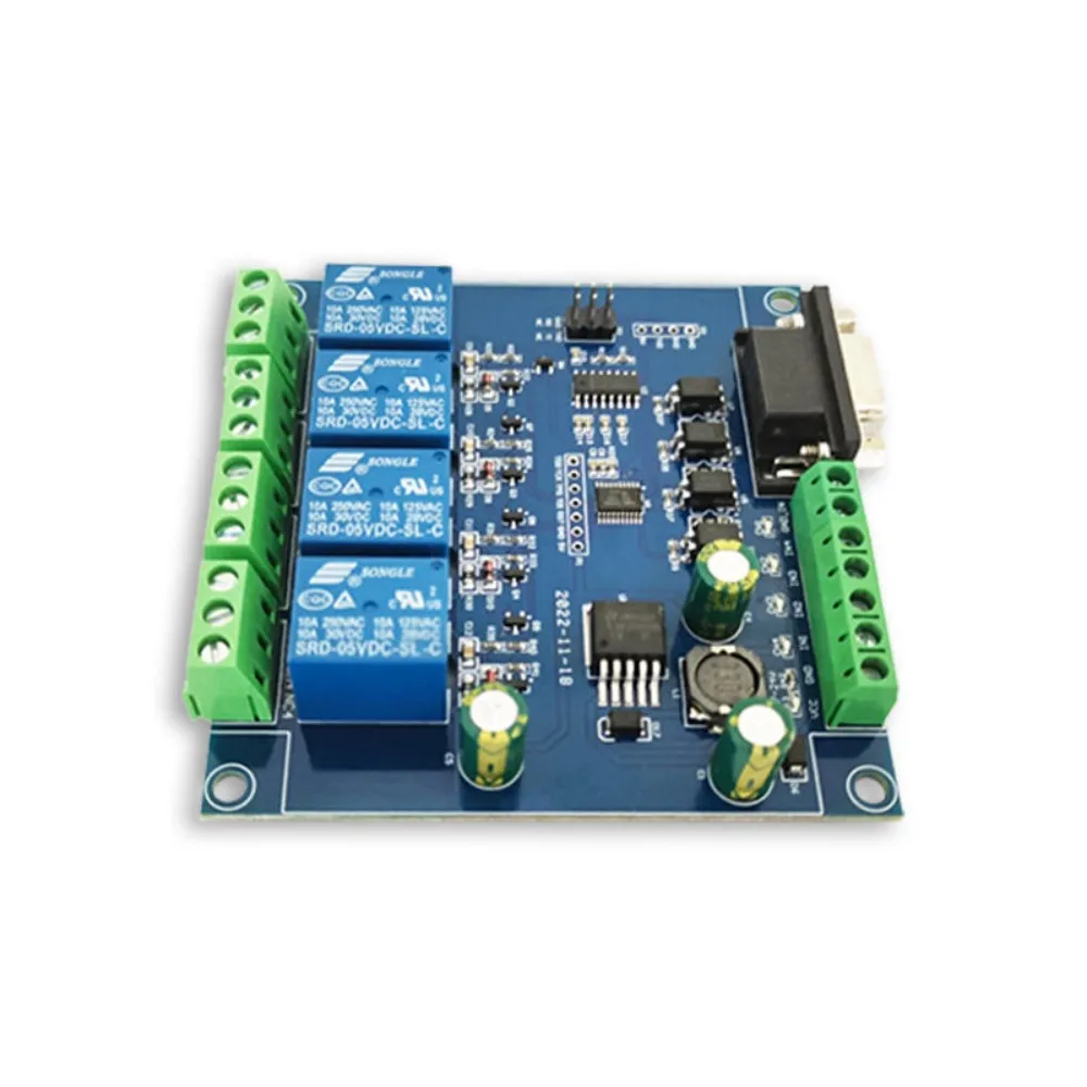 7-24V 4 Channel Relay Module Modbus RTU RS232/TTL UART Optocoupler Isolation 5V 10A MAX3232 for Arduino PLC Industrial Control
7-24V 4 Channel Relay Module Modbus RTU RS232/TTL UART Optocoupler Isolation 5V 10A MAX3232 for Arduino PLC Industrial Control