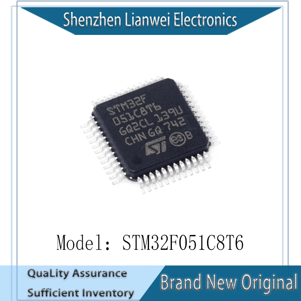 (10 Piece) 100% New Original STM32F051C8T6 IC MCU Chipset LQFP-48
(10 Piece) 100% New Original STM32F051C8T6 IC MCU Chipset LQFP-48